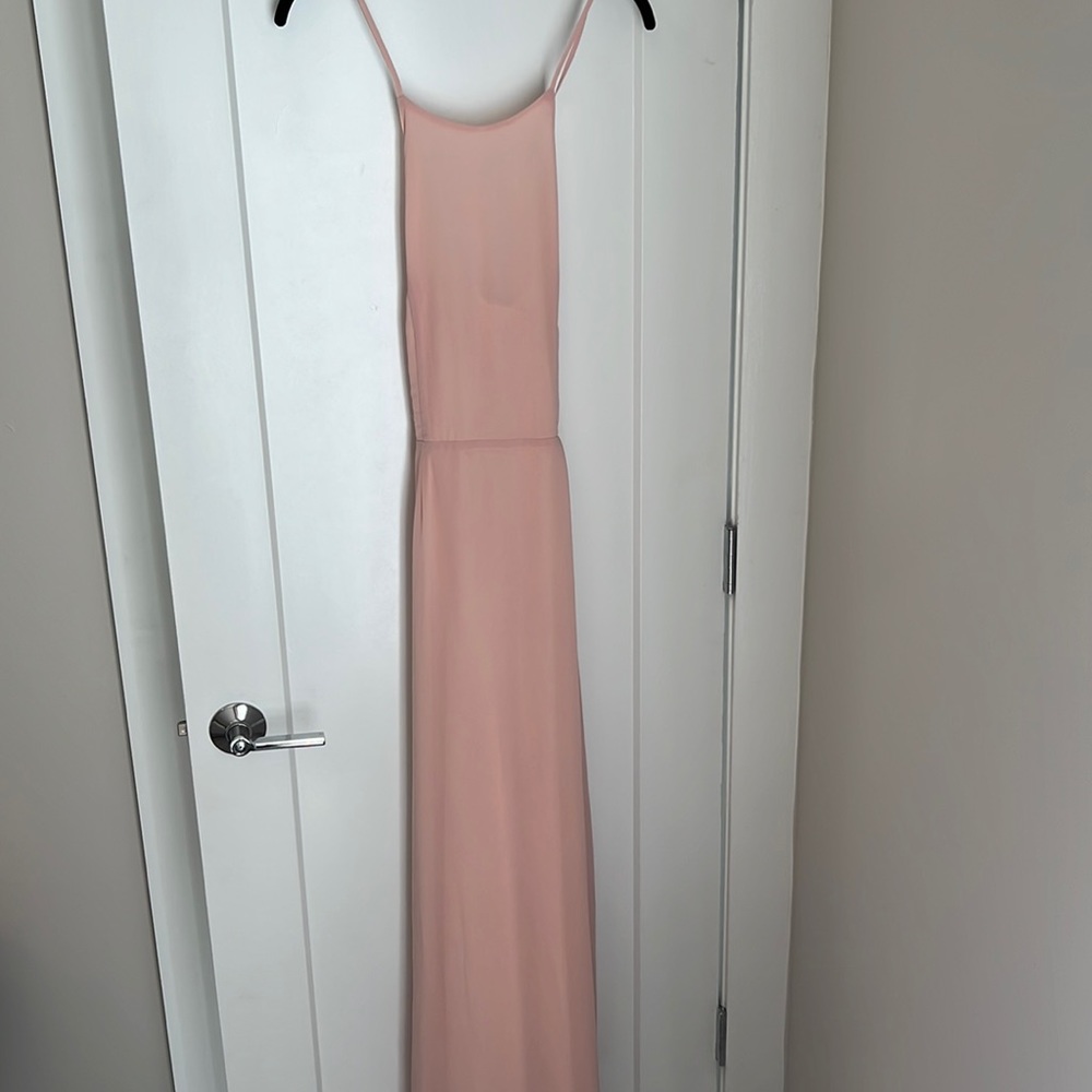 Blush pink miss guided gown